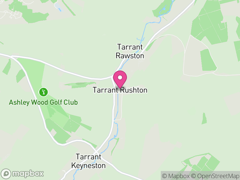 Map of Tarrant Rushton, Dorset