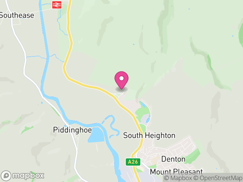 Map of Tarring Neville, Lewes