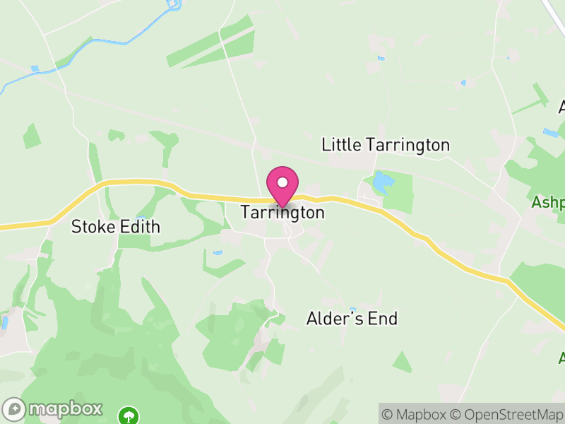 Map of Tarrington, Herefordshire