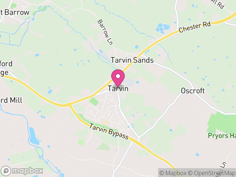 Map of Tarvin, Cheshire West and Chester