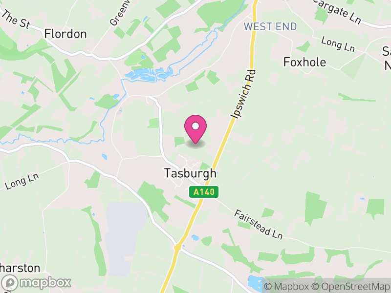 Map of Tasburgh, South Norfolk