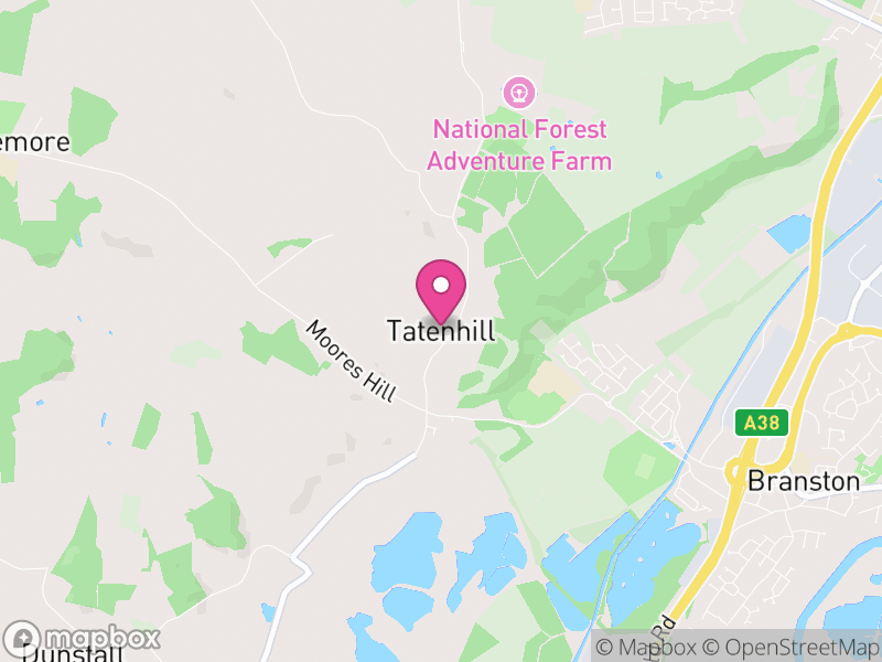 Map of Tatenhill, East Staffordshire