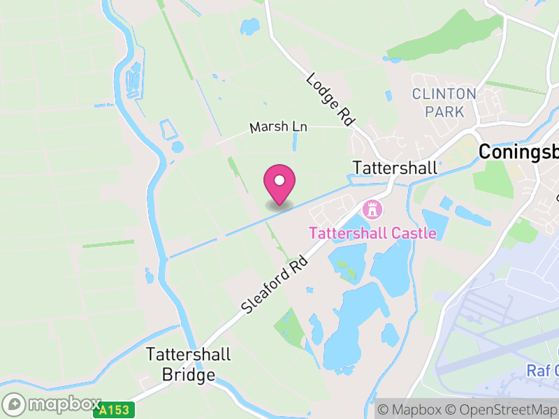 Map of Tattershall, East Lindsey