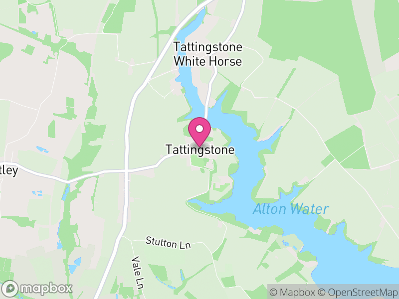 Map of Tattingstone, Babergh