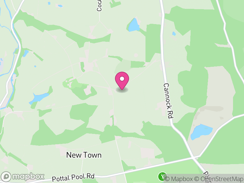 Map of Teddesley Hay, South Staffordshire