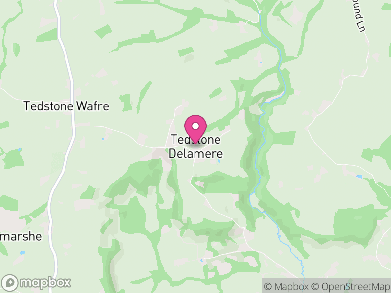 Map of Tedstone Delamere, Herefordshire