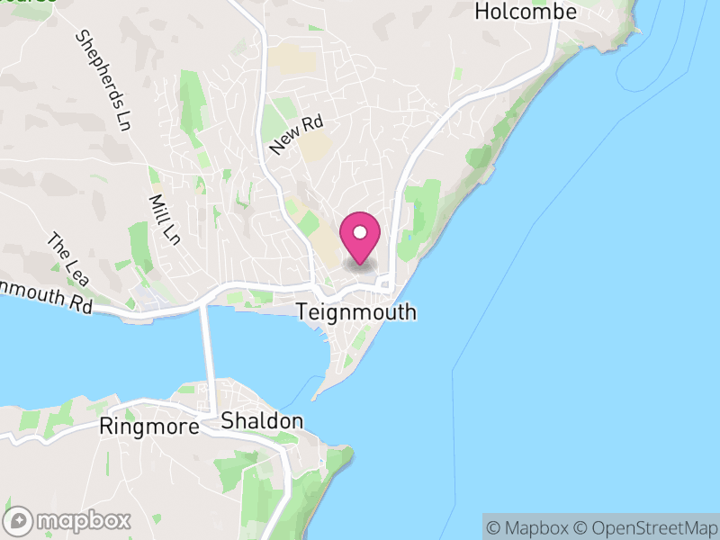 Map of Teignmouth, Teignbridge