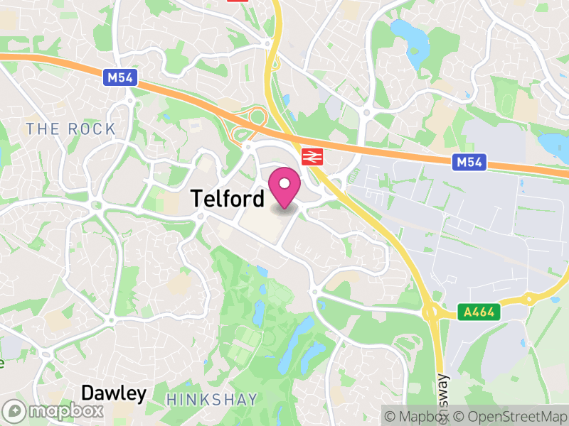 Map of Telford