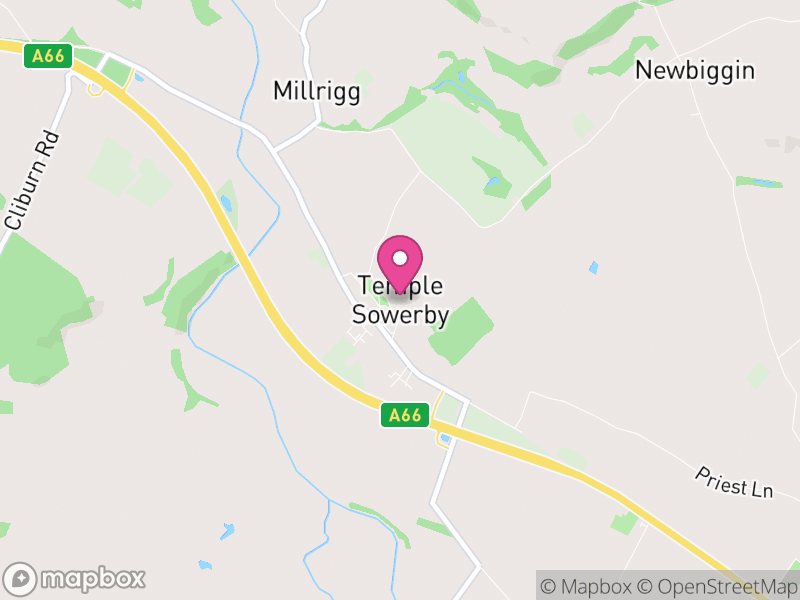 Map of Temple Sowerby, Westmorland and Furness