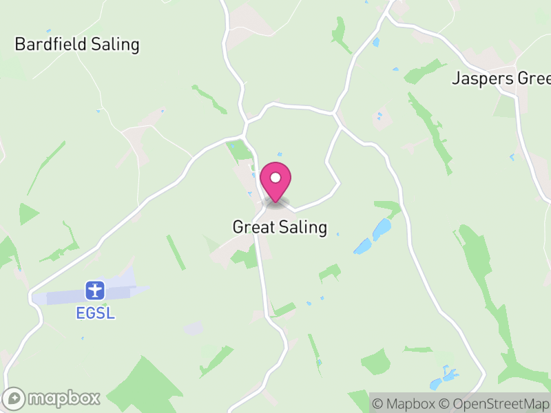 Map of The Salings, Braintree