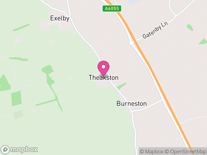 Map of Theakston, North Yorkshire