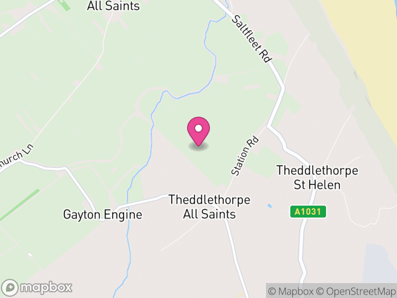 Map of Theddlethorpe All Saints, East Lindsey