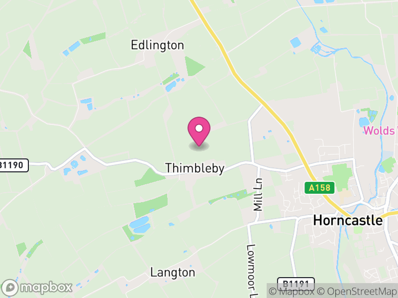 Map of Thimbleby, East Lindsey