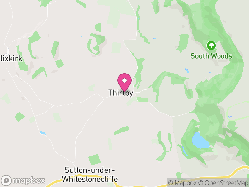 Map of Thirlby, North Yorkshire