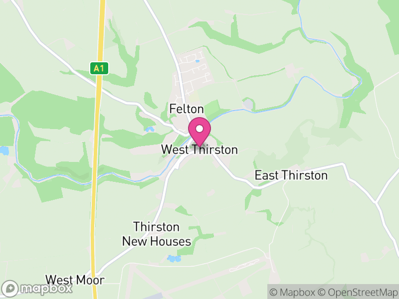 Map of Thirston, Northumberland
