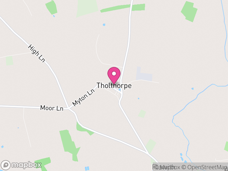 Map of Tholthorpe, North Yorkshire