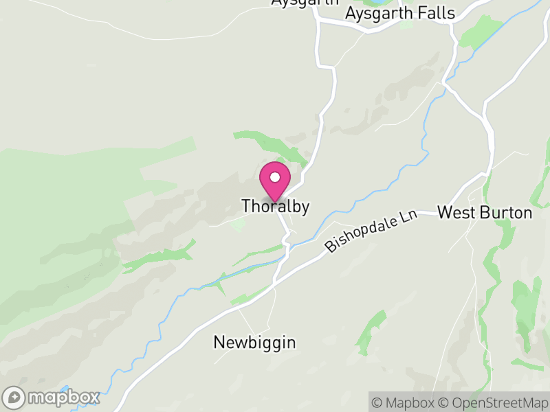 Map of Thoralby, North Yorkshire