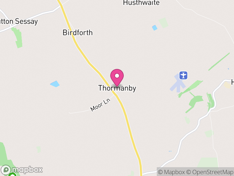 Map of Thormanby, North Yorkshire