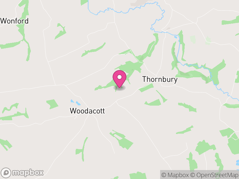Map of Thornbury, Torridge