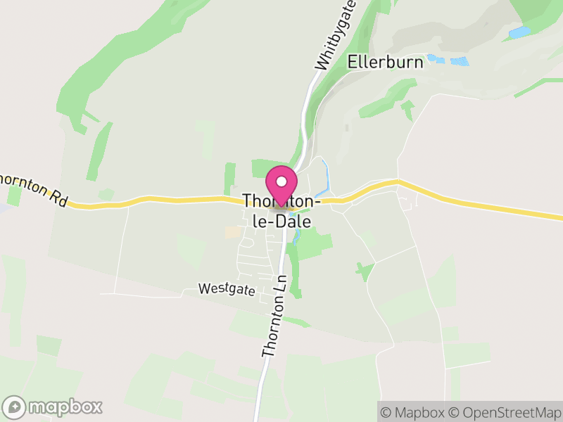 Map of Thornton-le-Dale, North Yorkshire
