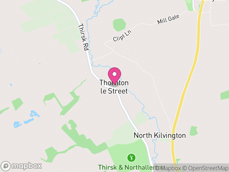 Map of Thornton-le-Street, North Yorkshire