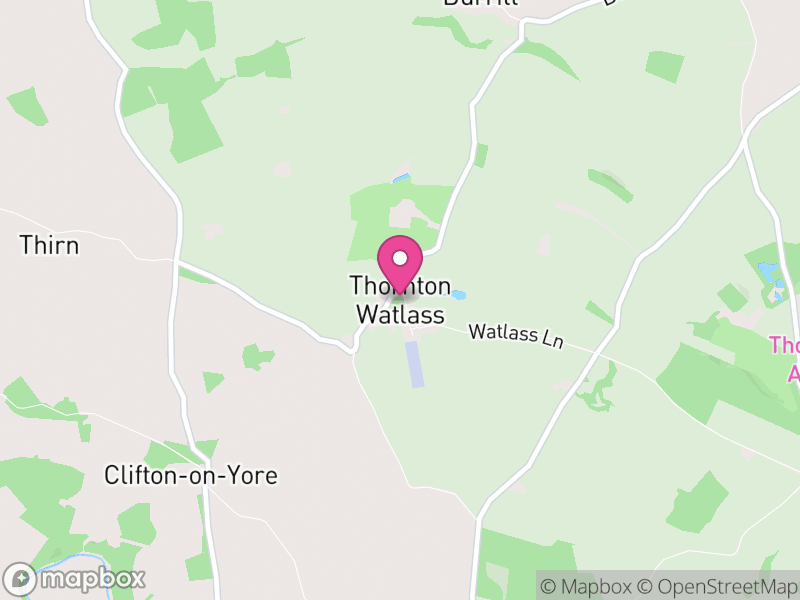 Map of Thornton Watlass, North Yorkshire