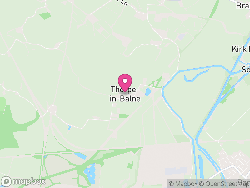 Map of Thorpe in Balne, Doncaster