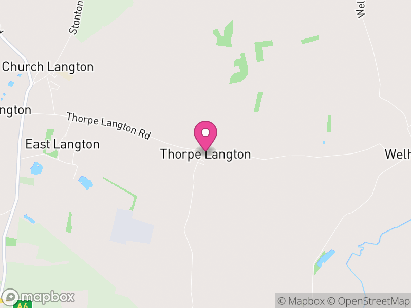Map of Thorpe Langton, Harborough