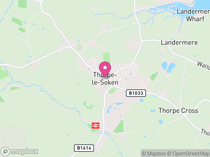 Map of Thorpe-le-Soken, Tendring