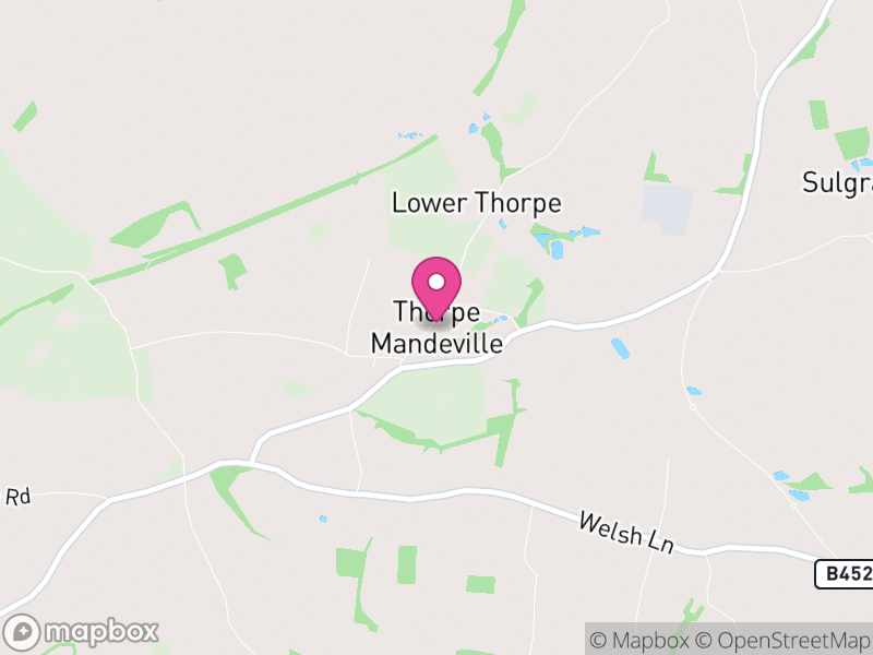 Map of Thorpe Mandeville, West Northamptonshire
