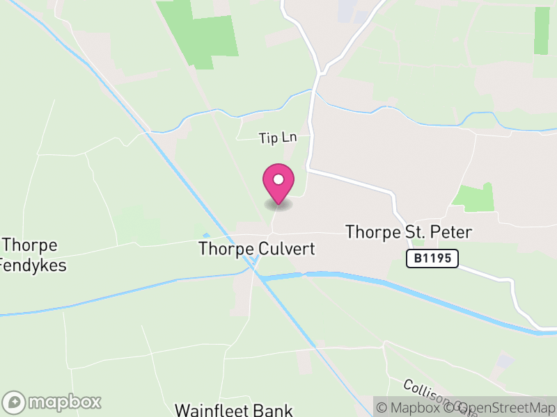 Map of Thorpe St. Peter, East Lindsey