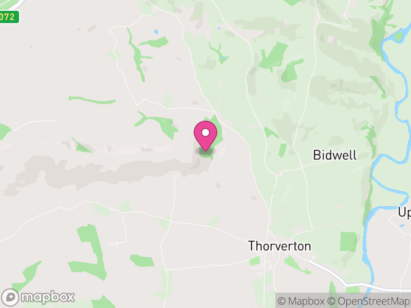 Map of Thorverton, Mid Devon