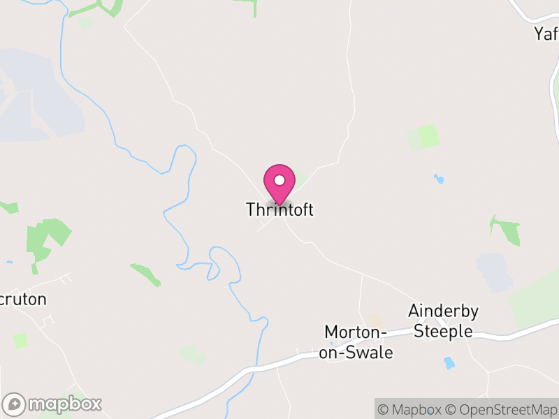 Map of Thrintoft, North Yorkshire