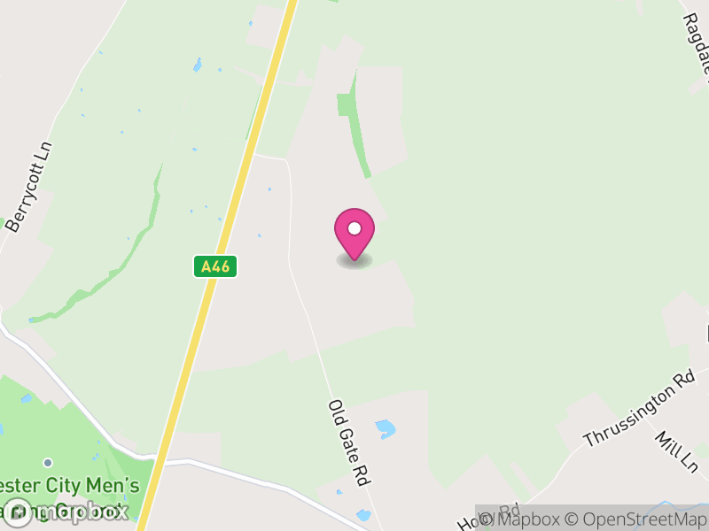 Map of Thrussington, Charnwood