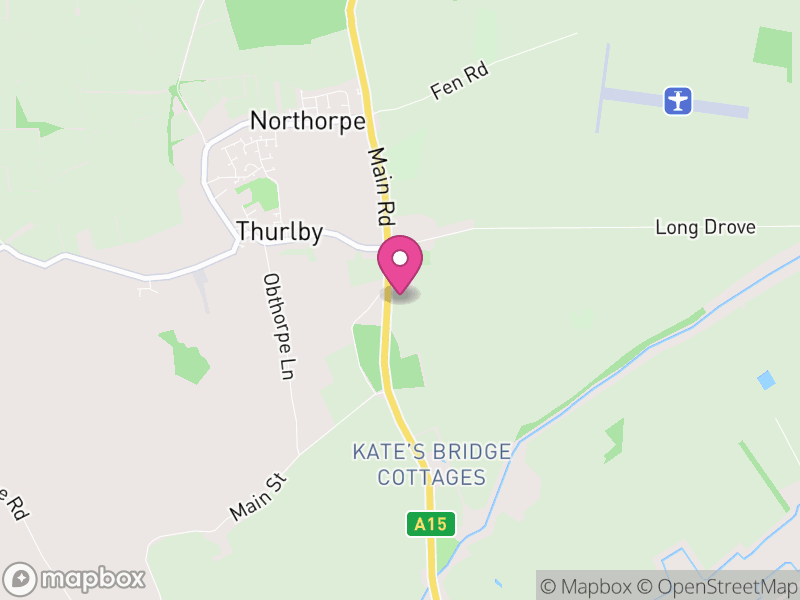 Map of Thurlby, South Kesteven