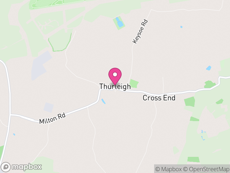 Map of Thurleigh, Bedford