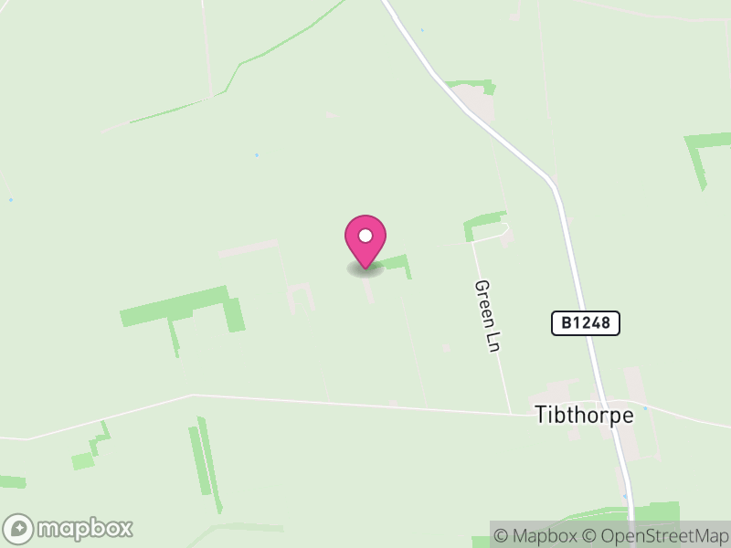 Map of Tibthorpe, East Riding of Yorkshire