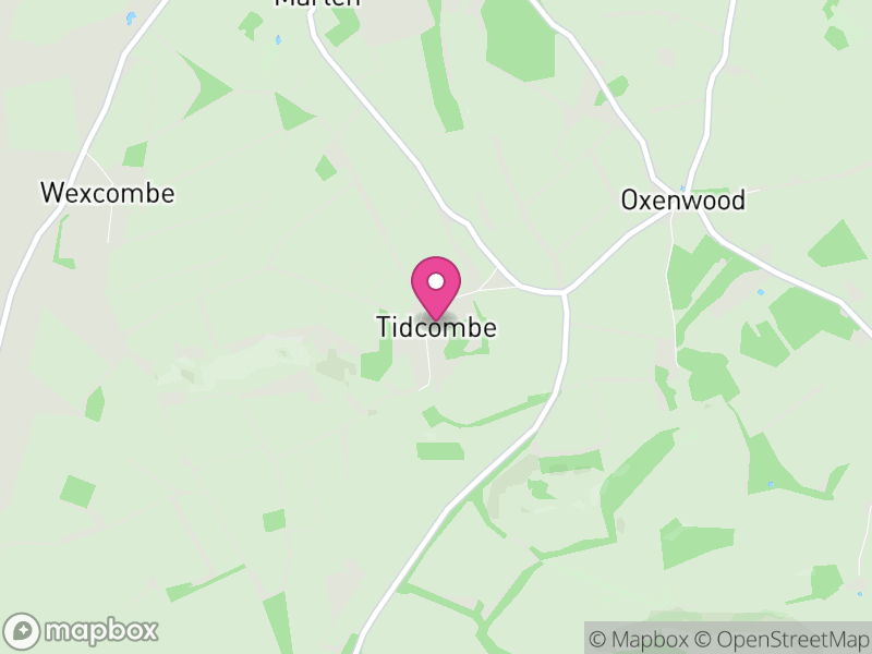 Map of Tidcombe and Fosbury, Wiltshire