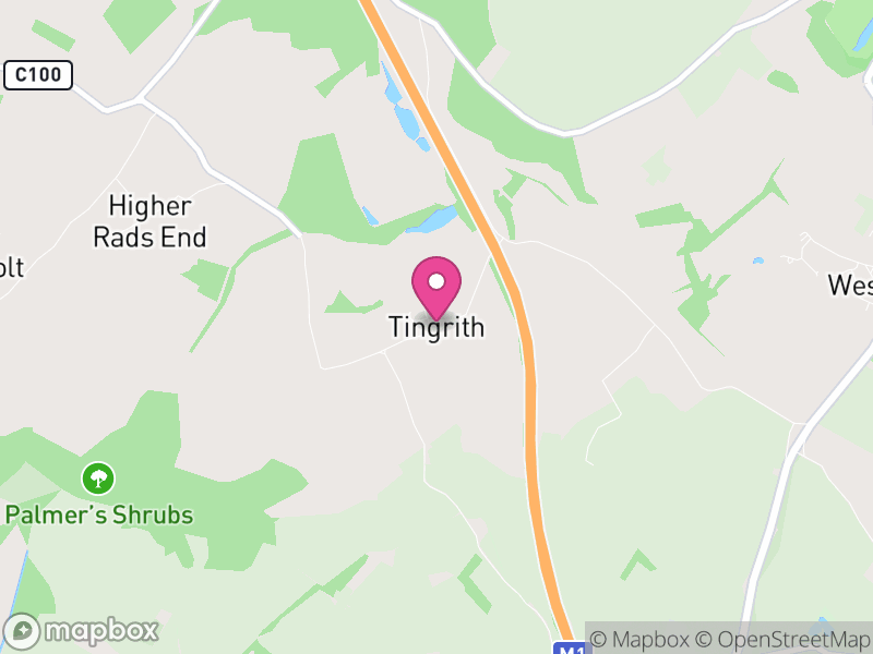 Map of Tingrith, Central Bedfordshire