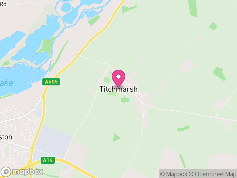 Map of Titchmarsh, North Northamptonshire