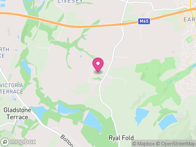 Map of Tockholes, Blackburn with Darwen