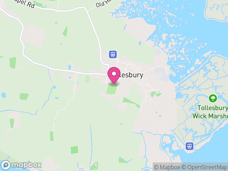 Map of Tollesbury, Maldon
