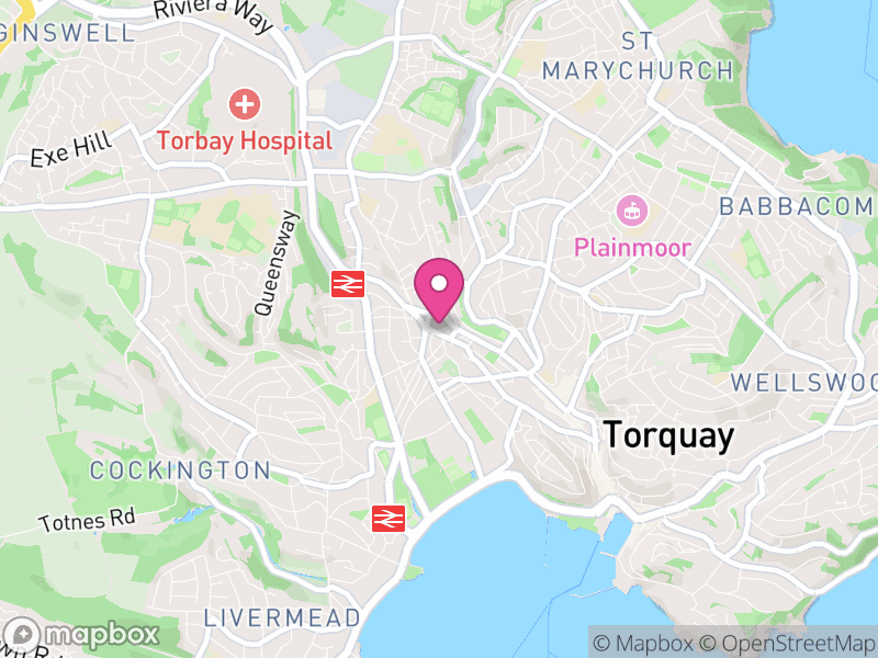 Map of Torquay