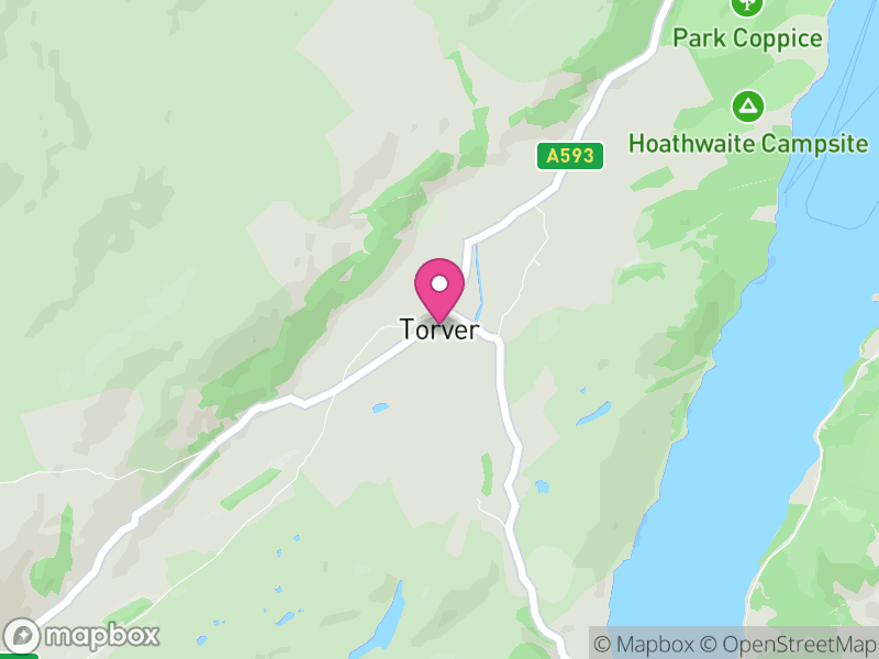 Map of Torver, Westmorland and Furness