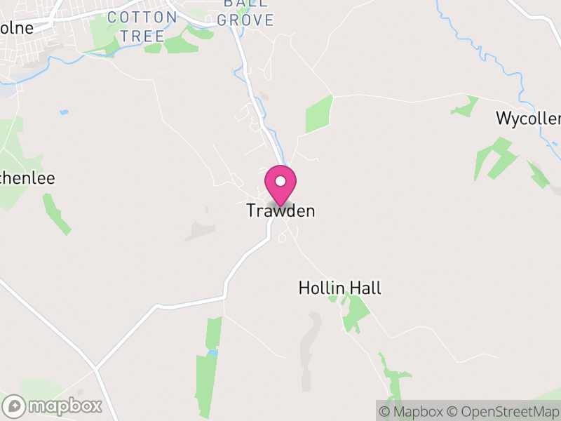 Map of Trawden Forest, Pendle