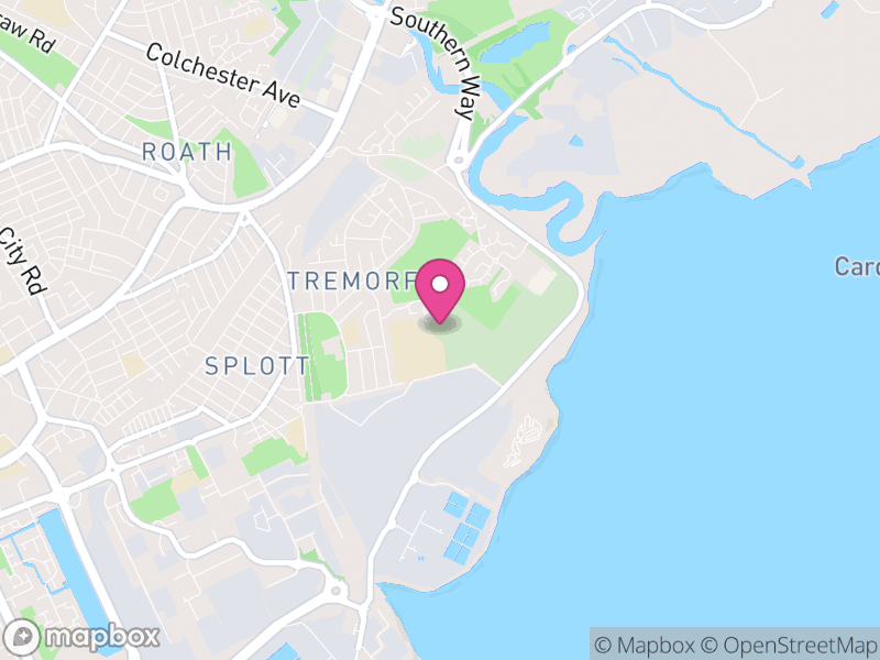 Map of Tremorfa, Cardiff