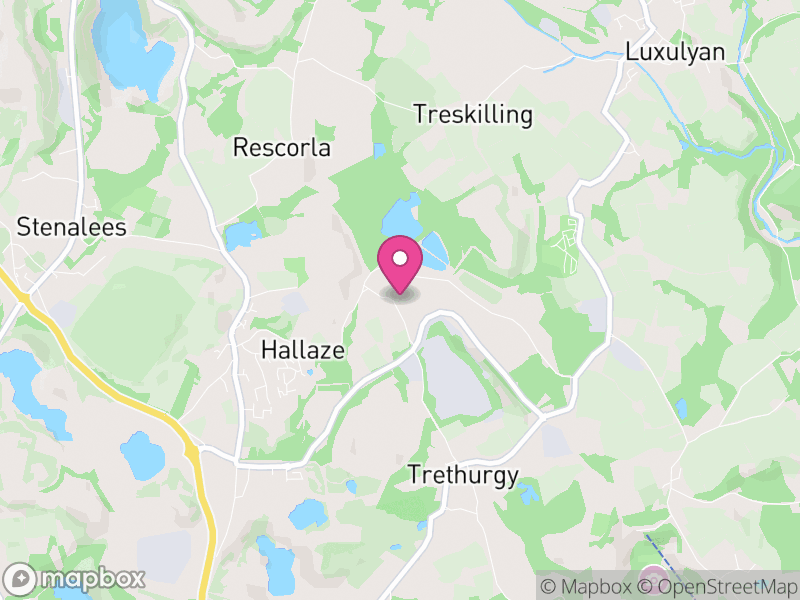 Map of Treverbyn, Cornwall