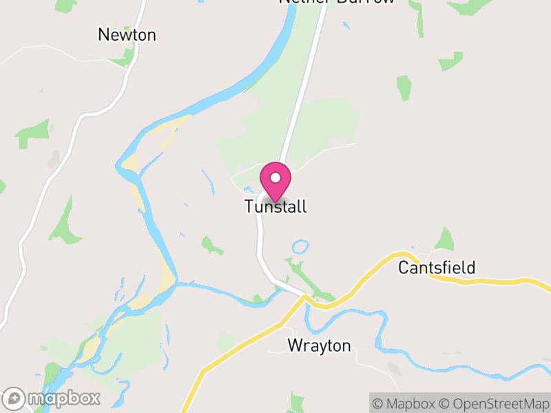 Map of Tunstall, Lancaster