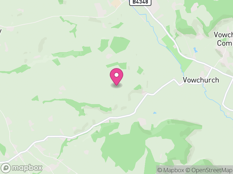 Map of Turnastone, Herefordshire