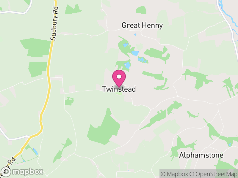 Map of Twinstead, Braintree